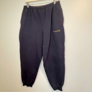 Timberland Navy Sweatpants with Gold Logo